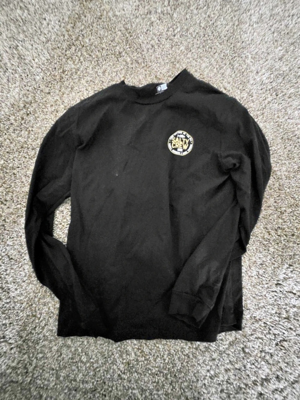 Salty Crew Find Refuge in the Sea Long Sleeve Tee Black Small